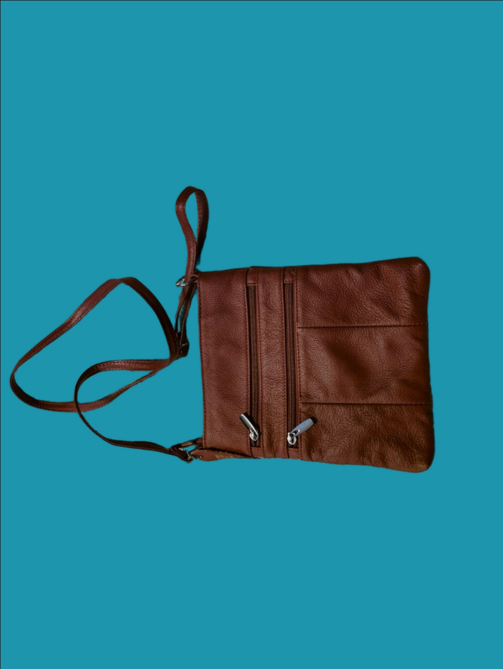4/$97 Deal! Bentley Burgundy Leather Crossbody Bag